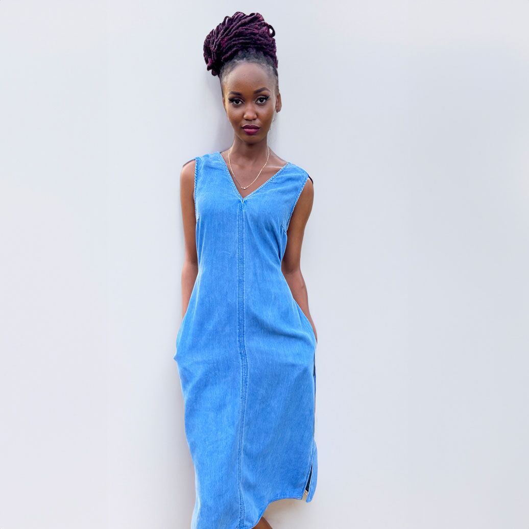 s.Oliver Denim Dress - VALUESPOT Limited