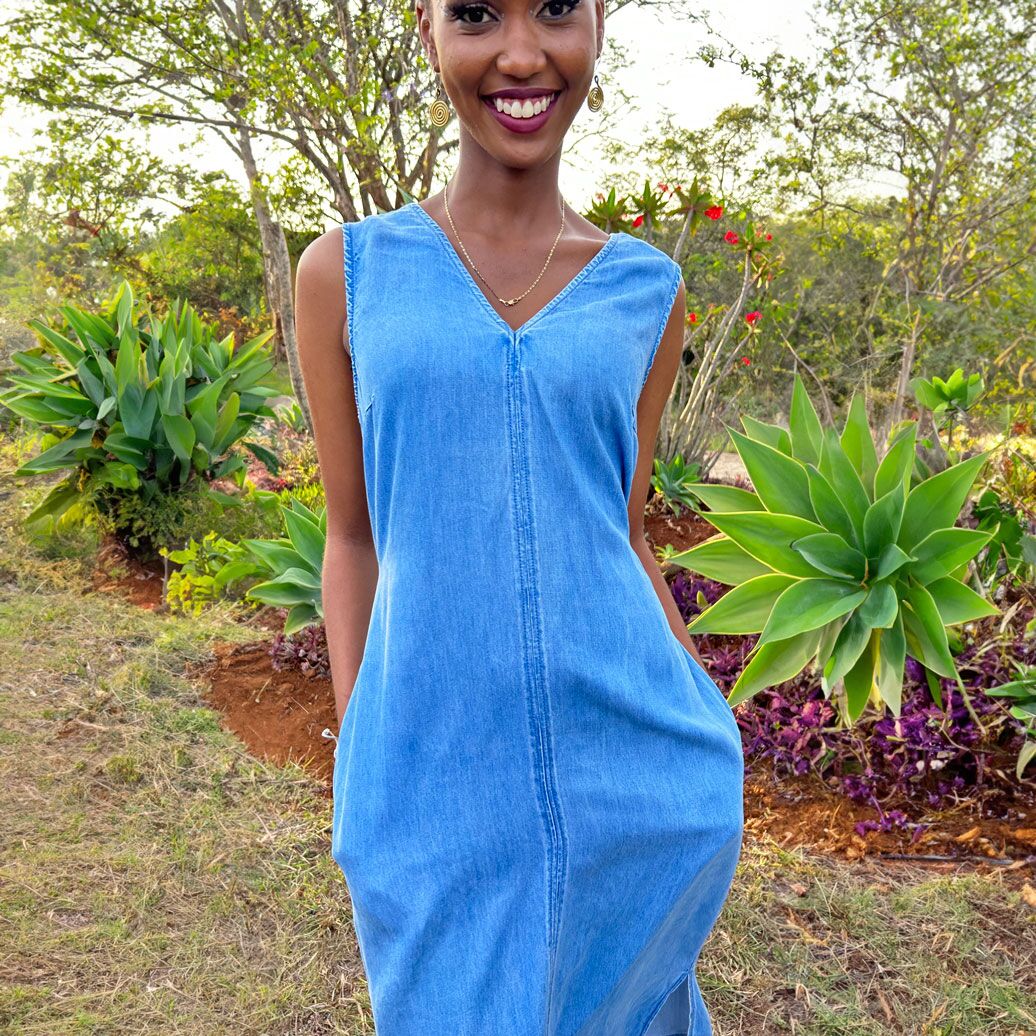s.Oliver Denim Dress - VALUESPOT Limited